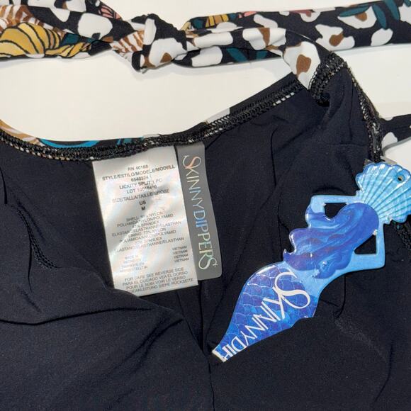 Skinny Dippers by Miraclesuit Desert Rose Lickity Split One-Piece Swim, Size M - Picture 8 of 8